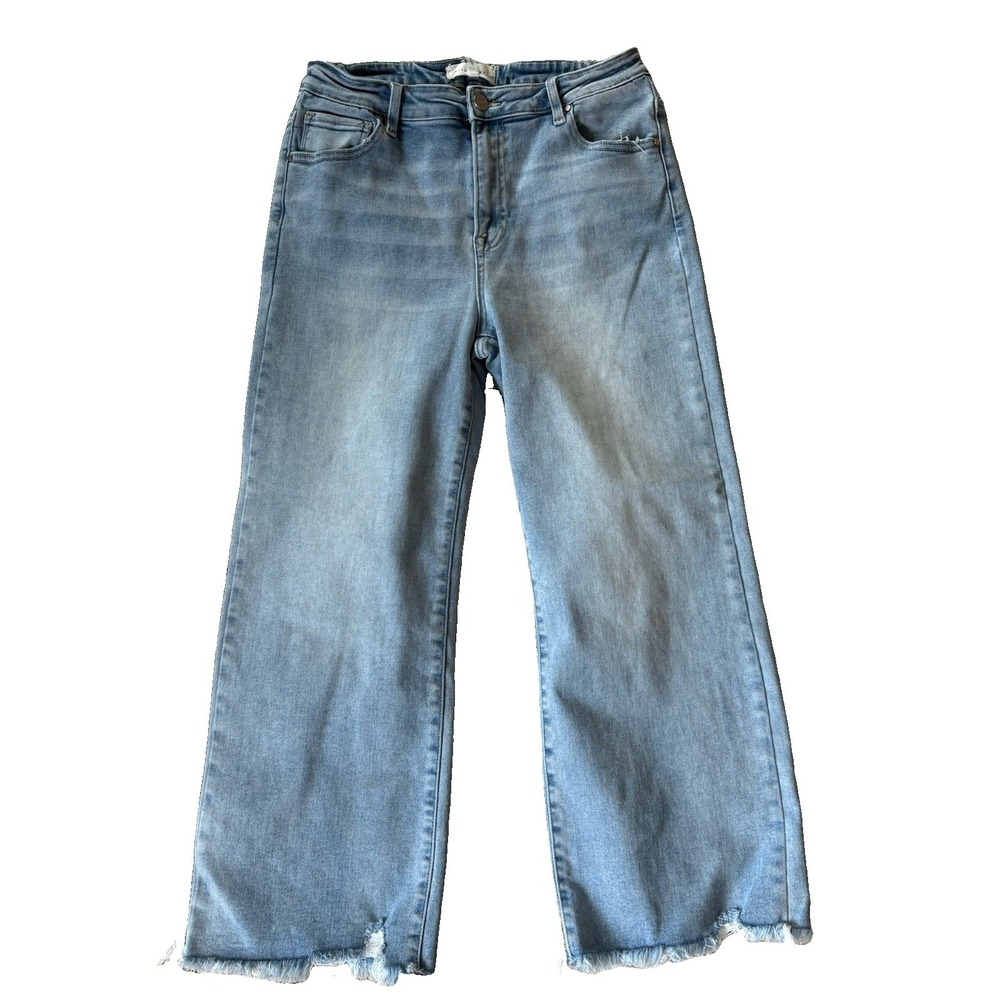 RISEN Los Angeles Jeans Women's Mid rise Cropped Straight Jeans  Size 13